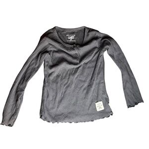 Gray Long Sleeve Kids Tee